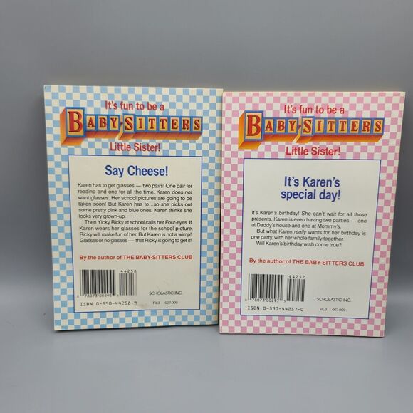 Baby Sitters Club Little Sister Ann M. Martin Lot Of 6 Paperback Books 1980s 90s - Picture 9 of 11